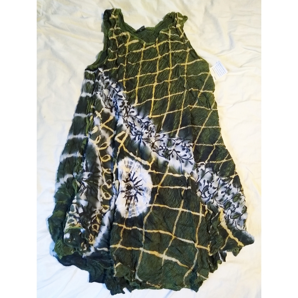 Green Indian casual dress